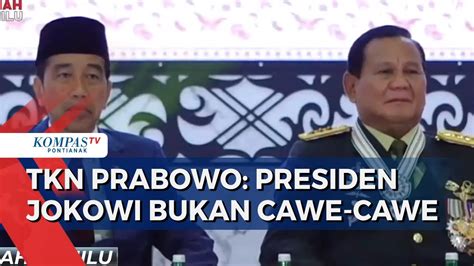 TKN Prabowo Klarifikasi Soal Klaim Disiapkan Jokowi Jadi Presiden