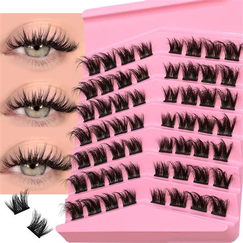 Groinneya Lash Clusters Set Para Extens O Dos C Lios Lashes Individuais