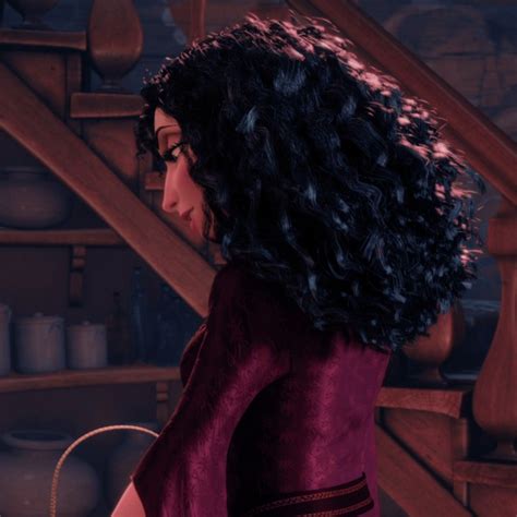 Mother Gothel Icon ᥫ᭡ Disney Ladies Rapunzel Long Hair Styles