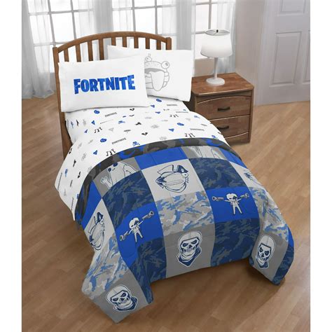 Fortnite Patchwork Camo 5 Piece Twin Bed In A Bag Set