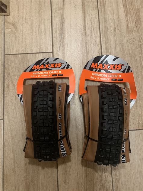 Pair Maxxis Minion Dhr Ii X Wt Tanwall Exo Tr For Sale