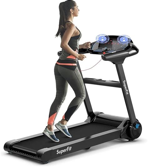 Amazon GYMAX Folding Treadmill 2 25HP Electric Motorized Running