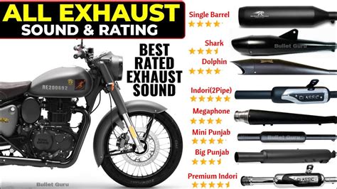 Top Rated Exhaust For New Royal Enfield Classic 350 All Exhaust Sound And Details Youtube