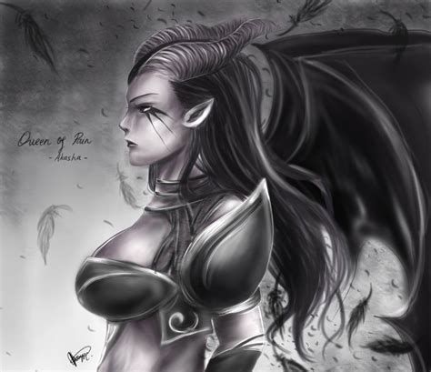 Queen Of Pain Akasha Queen Of Pain Dota Art