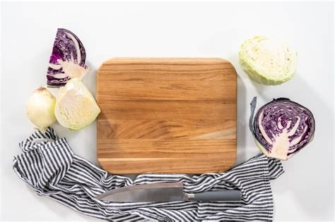 Premium Photo Shredding Cabbage
