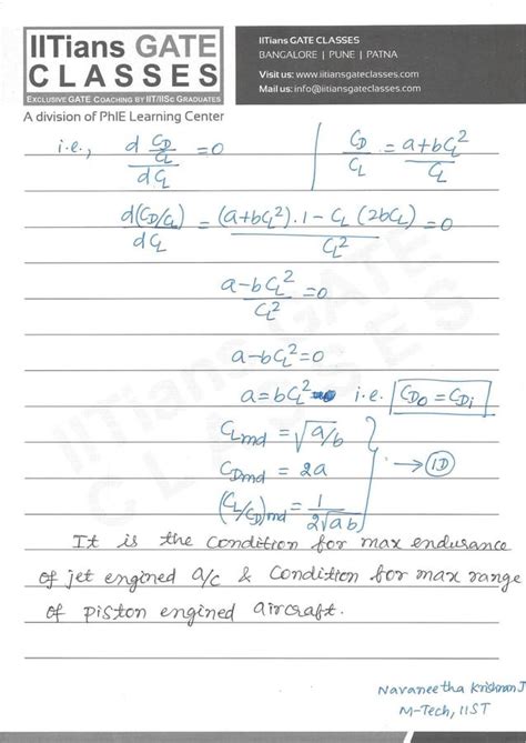 Gate Aerospace Engineering Flight Mechanics PDF