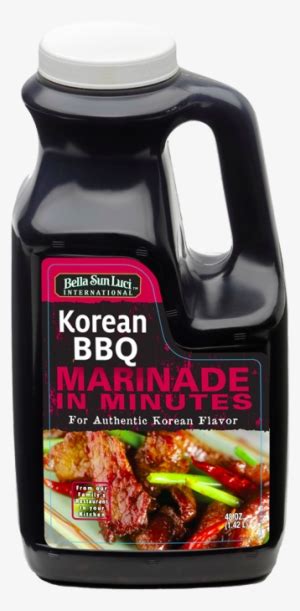 Korean Bbq Meat Marinade Retail Pack 48 Oz Bella Sun Luci Marinade