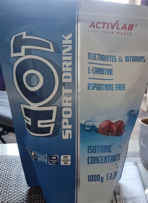 Hot Sport Drink Isotonic Concentrate Cherry Activlab Kalorie Kj A