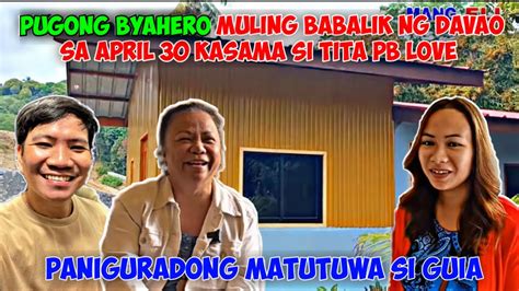 Pugong Byahero Babalik Ng Davao City Sa April Kasama Si Tita Pb Love