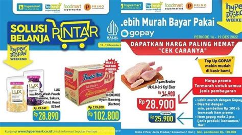 Baru Promo Jsm Hypermart Hari Ini Jumat Desember Bayar Pakai