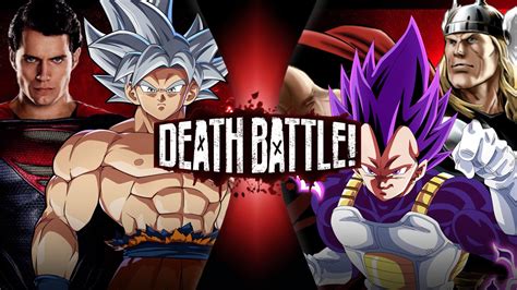 Goku and Superman vs Vegeta and Thor : r/DeathBattleMatchups