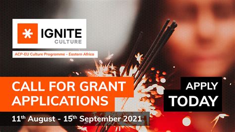 APPEL A PROPOSITIONS POUR LE MECANISME DE SOUTIEN IGNITE CULTURE