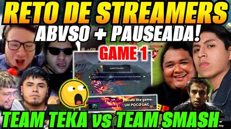 TEAM TEKA Vs TEAM SMASH RETO DE STREAMERS Con Iwo Sideral Vann