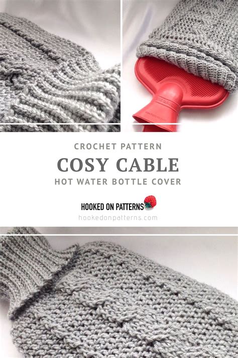 Hot Water Bottle Crochet Pattern Cozy Cable Artofit