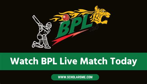 BPL Live Match Today 2024 With BPL Live Score