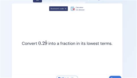 Bookwork Code 1A Calculator Not Allowed StudyX