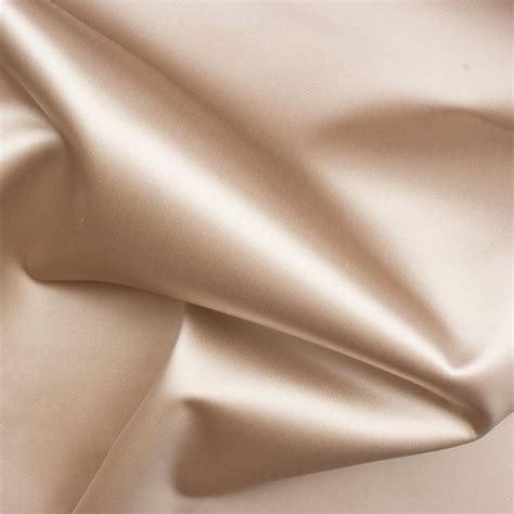 Designer Champagne Cotton Backed Duchess Satin £89 90 Metre Joel