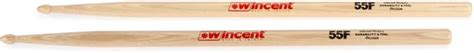 Wincent Precision Hickory Drumsticks 55F Wood Tip Sweetwater