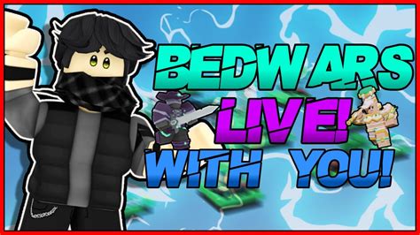 Roblox BEDWARS LIVE Custom Matches Playing Bedwars Live With Viewers