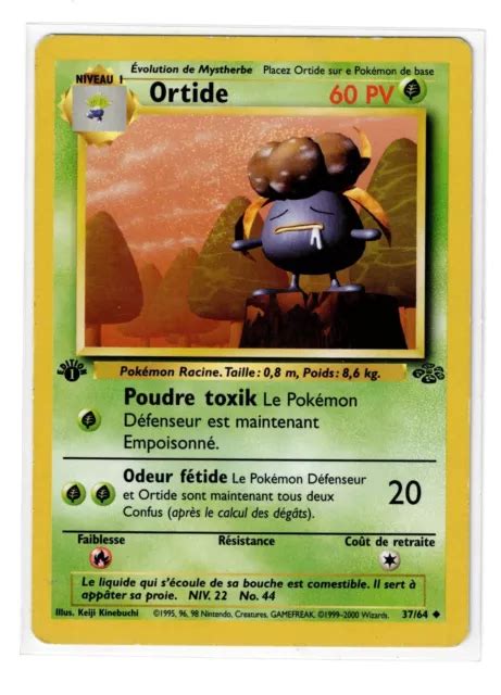 Carte Pokemon Ortide Unco Jungle Edition Wizards Fr Eur