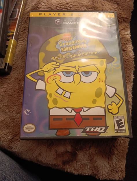 SPONGEBOB SQUAREPANTS THE Battle For Bikini Bottom GameCube No Manual EUR