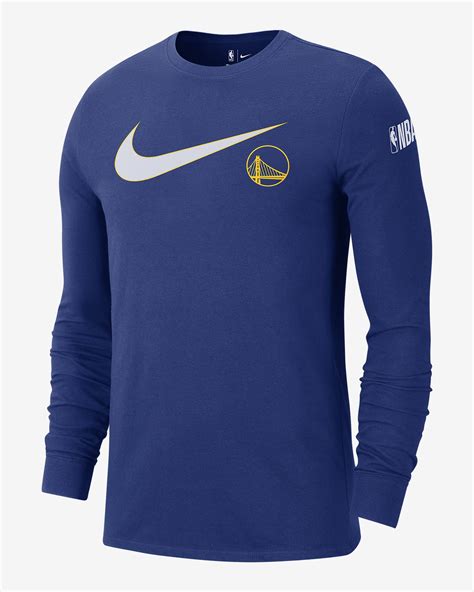 Golden State Warriors Swoosh Essential Men S Nike Nba Long Sleeve T