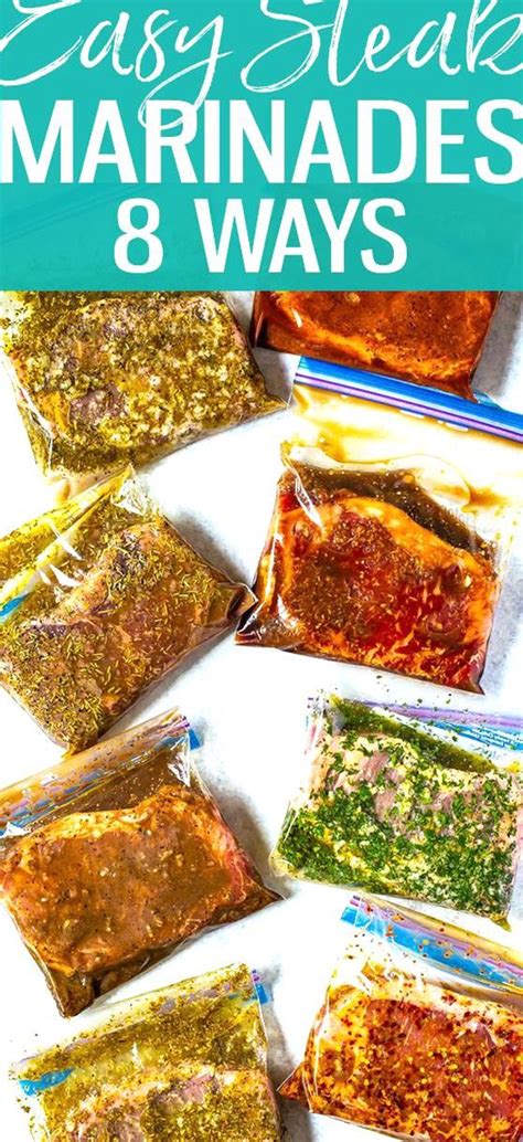 These Best Ever Steak Marinades Are Perfect For Freezer Meal Prep And