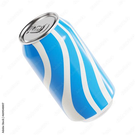 Soda Can 3d Render Icon Illustration Transparent Background Summer