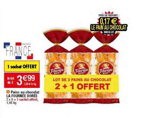 Offre Pains Au Chocolat La Fourn E Dor E Chez Migros France