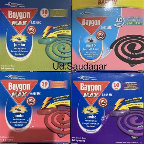 Jual Baygon Max Obat Nyamuk Bakar Jumbo Isi 5 Pasang Shopee Indonesia