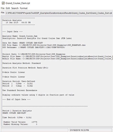 Viewing And Printing Duration Analysis Results