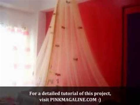 Diy Project How To Make A Canopy Mosquito Net Youtube