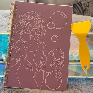 Ochako Uraraka Reusable Sticker Book Etsy