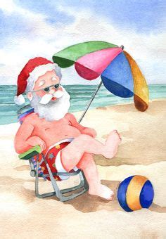 Santa Claus Beach Drawing Clip Art Library