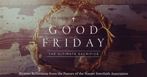 Good Friday Reflections - Brewster Baptist Church