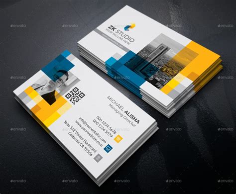 Modern Business Card Design • Psd Design