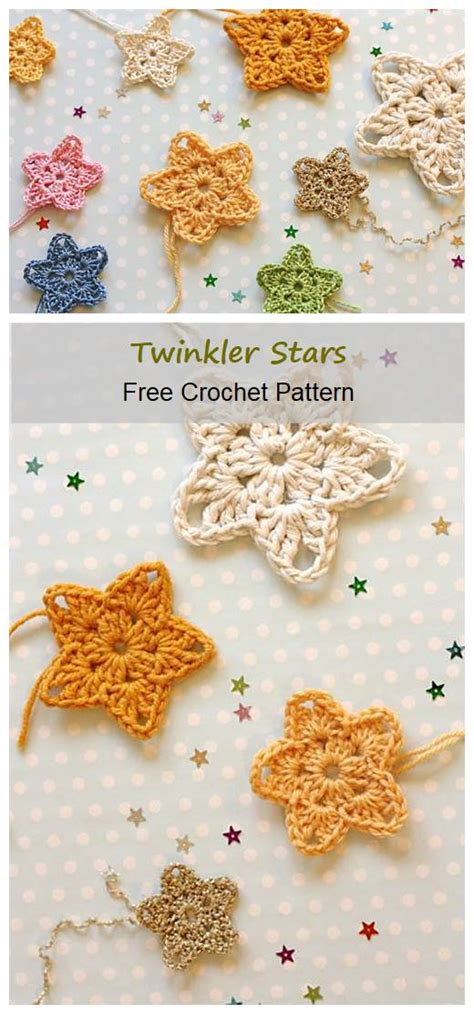 Twinkler Stars Free Crochet Pattern Your Crafts