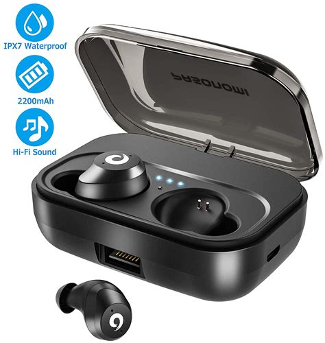 Bluetooth Earbuds Wireless Headphones Bluetooth Headset Wireless Earphones IPX7 Waterproof 72H ...