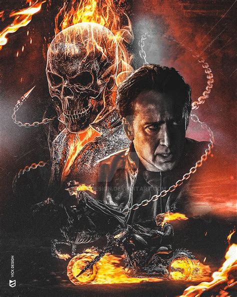 Ghost Rider 2007 Fanart By Vick Design By Vickdesign On Deviantart In