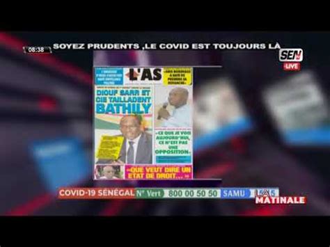 La Revue De Presse Avec Ahmed Aidara Du 18 Mai SEN TV