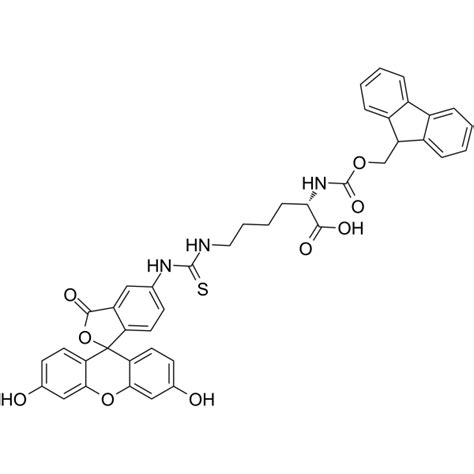 Fmoc Lys 5 FITC OHFmoc Lys 5 FITC OH CAS号 1095493 05 2结构式 性质 活性 化源网