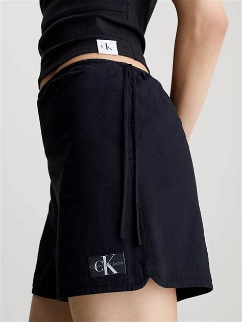 Shorts Aus Seersucker Aus Baumwolle Calvin Klein® J20j223424beh