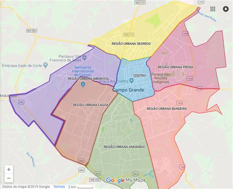 Mapa da carência saiba quais regiões de Campo Grande mais recebem o