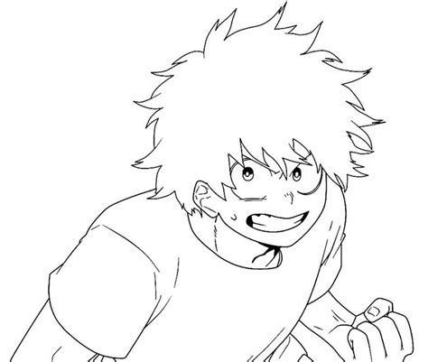 Desenhos De Midoriya Para Imprimir E Colorir Pintar