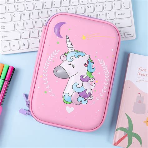 Pot A Crayon A Trousse Crayons Licorne D Pour Filles Jolie Bo Te