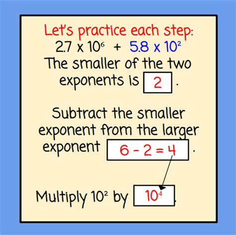 Scientific Notation Addition And Subtraction Worksheets Library