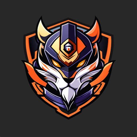 Mod Le De Logo De Jeu De Mascotte Pour Streamer Esports Vecteur Premium