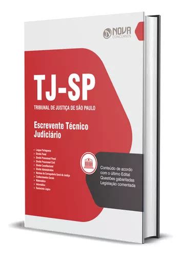 Apostila Tj Sp Escrevente Técnico Judiciário Ed Nova Parcelamento