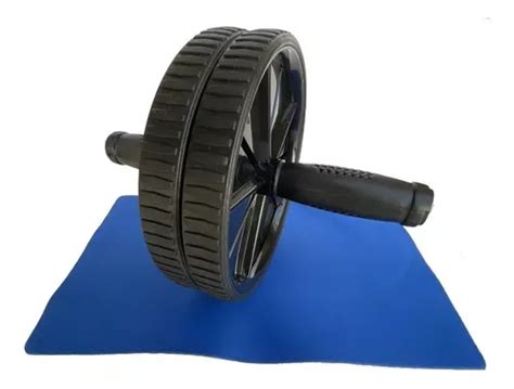 Rueda Para Abdominales MBFit Roda Abdominal AB Wheel Color Negro