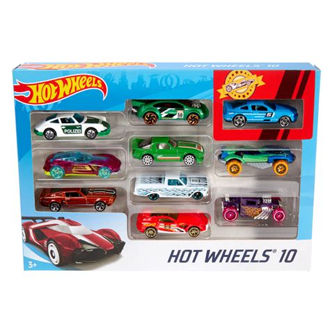 Hot Wheels Confezione Da Macchinine In Scala Veicoli Assortiti Con Decorazioni